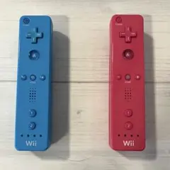 Wiiリモコン 2個セット Wiiコントローラー　任天堂【ブルー ピンク】