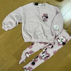ZARA kids ミニーちゃん トレーナーレギンスセット