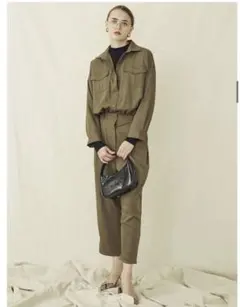 COTORICA WOMEN ミリタリーオールインワン(カーキ-F) カーキ