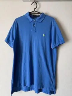 POLO RALPH LAUREN カスタムフィット ポロシャツ 青