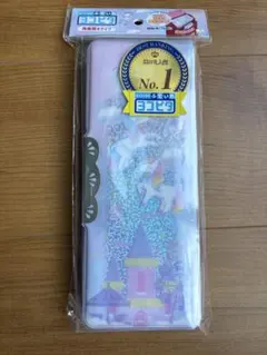 コンパクトふでいれ　ヨコピタ　両面開きタイプ　ユニコーン グリッター 筆箱