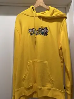 HUF Peanuts コラボ パーカー イエロー