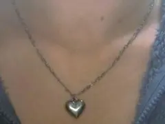 シルバー ハート ネックレス チョーカー