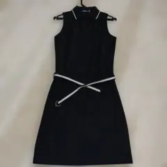 BURBERRY　BLUELABEL　 ブラック ノースリーブワンピース