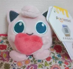 新品タグ付き 海外限定 ポケモン プリン ハート マスコット ストラップ