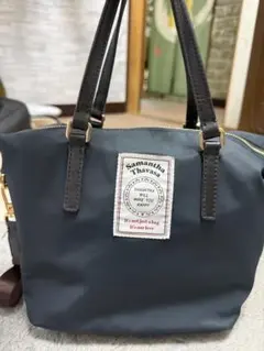 Samantha Thavasa 2way ミニトートバッグ ネイビーのサムネイル