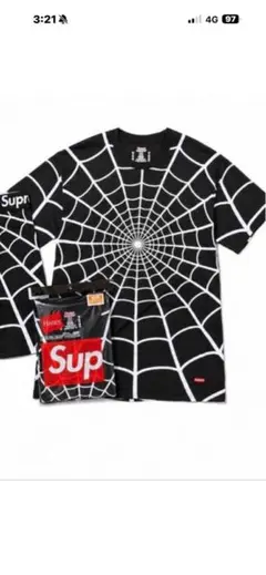 Supreme Hanes Bones Thermal 骨サーマル L黒 - メルカリ