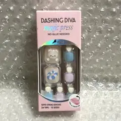 DASHING DIVA マジックプレス ペディ ネイルチップ くま 夏のサムネイル
