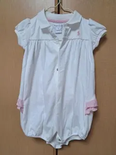 未使用美品☆Ralph Lauren 24M ホワイトロンパース ラルフローレン
