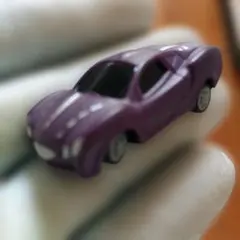 トミカ ミニカー パープル 本体　チョロQ　車