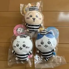 ちいかわ　ぷちミニマスコット　囚人ハチワレ　囚人ちいかわ　囚人うさぎ　３種セット