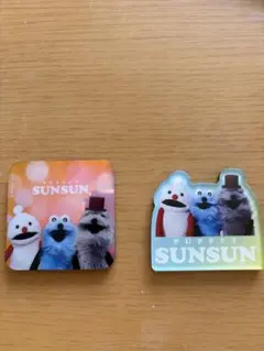 パペットスンスン　キャラクターマグネッツ　2種類