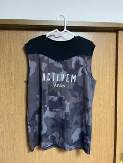 【特価】ACTIVEM 迷彩 タンクトップ