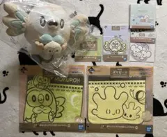 ポケモン ポケピース 一番くじ モクローセット ぬいぐるみ