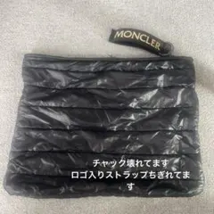MONCLER クラッチバッグ ブラック