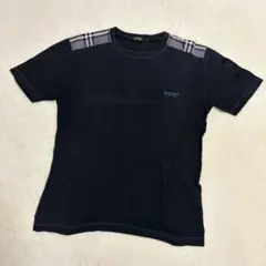 BURBERRY BLACK LABEL 半袖サイズ2 M相当 黒 ノバチェックのサムネイル