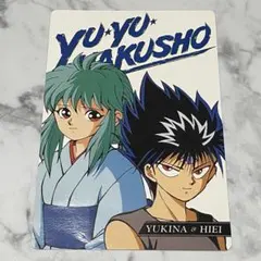 幽遊白書 雪菜 飛影 カード ミニ下敷き