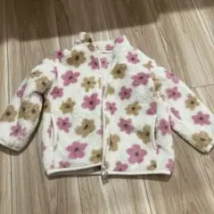 花柄フリース　90㎝　ユニクロ