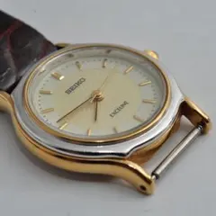 SEIKO エクセリーヌ レディース腕時計 ゴールド 不動