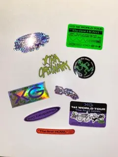 【開封済】XG 1st WORLD TOUR ステッカーセット