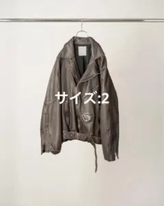 26aw ancellm AGING H.L BELTED JACKET 2 - メルカリ