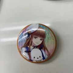 カラフルピーチ　缶バッチ　えとさん×ポチャッコ