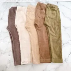 ユニクロ 西松屋 コーデュロイ レギンス おまけつき