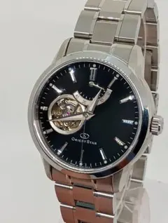 【美品】ORIENT STAR セミスケルトン 自動巻き メンズ腕時計 稼動のサムネイル