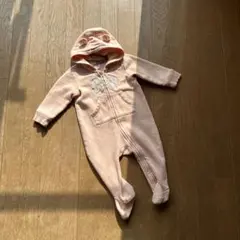 GAP フード付きロンパース ピンク