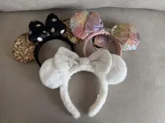 ディズニーランド・シー　カチューシャ3点セット　新品未使用　使用済み