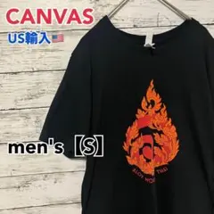●T72【美國進口】CANVAS 短袖 T恤 黑色系 men's【S】