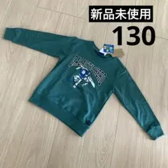 トイストーリー　バズライトイヤー　バズ　トレーナー　薄手　緑　グリーン