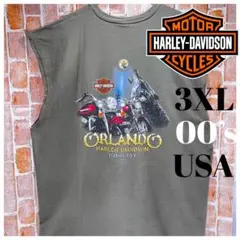 00’s ハーレーダビットソンTシャツ USA製 タンクトップ ヴィンテージ