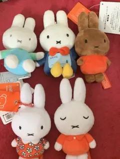 ミッフィー ぬいぐるみマスコットセット　まとめ売り
