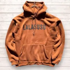 パーカー トレーナー スエット 裏起毛 フーディー オーバー ブラウン L 新品