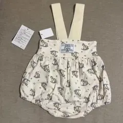 【新品未使用】バースデイ Cottoli サスペンダー付きブルマ 木馬70〜80