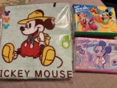 第一生命　ミッキーマウス タオル ティッシュ