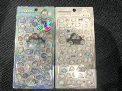 シマエナガ　うみのなかまたち　プチドロップステッカー