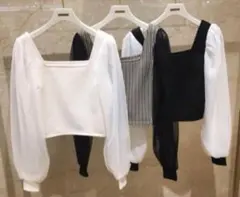 SNIDEL ボリュームスリーブトップス 夏服 秋服 レディース トップス