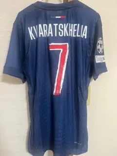 パリ・サンジェルマン　CL クヴァラツヘリア　国内正規品　インポートXL 新品 NIKE パリサンジェルマン 24/25 ユニフォーム ホーム 半袖