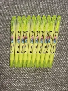 uni PROPUS WINDOW 蛍光ペン 黄色 10本セットのサムネイル