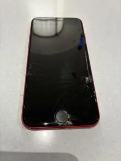 iPhone SE2 プロダクトレッド 画面ひび割れ有　動作不良有 simフリー