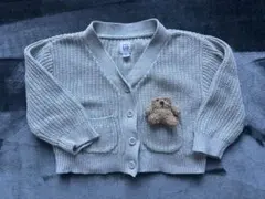 【GAP】グレー カーディガン 12-18ヶ月