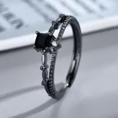 ブラックオニキス ファッションジュエリー フリーサイズ ステンレス製