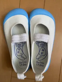 Bio-Fitter キッズシューズ 17.0EE ホワイト/ブルー