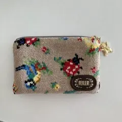 【送料込⭐︎匿名】FEILER フェイラー ハイジポーチ　ベージュ