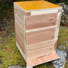 おまけ付 分蜂キャンペーン 日本みつばち 重箱式巣箱 待ち箱 3段 2セット