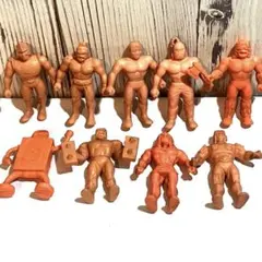 【当時物】キン肉マン　キン消し　デカ消し　9体セット　正義超人、悪魔超人 等