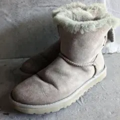 【UGG】 アグ (22) グレー レディース 無地 ムートンブーツ