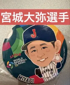 ②wbc2026 侍ジャパン　宮崎キャンプ　ガチャ　缶バッチ　宮城大弥